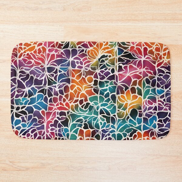 Item preview, Colorful versatile flowery pattern designed and sold by AnyInk.