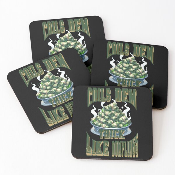Item preview, Coils Dem Thick Like Dumpling - Jamaican Talk designed and sold by DzinesByEarle.