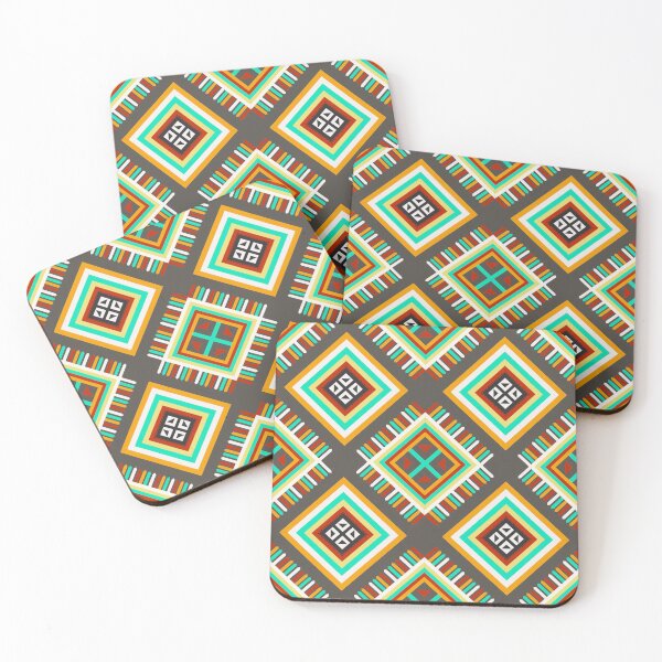 Aperçu de l'œuvre Geometric line multicolor ethnic pattern créée et vendue par NarongStocker37.