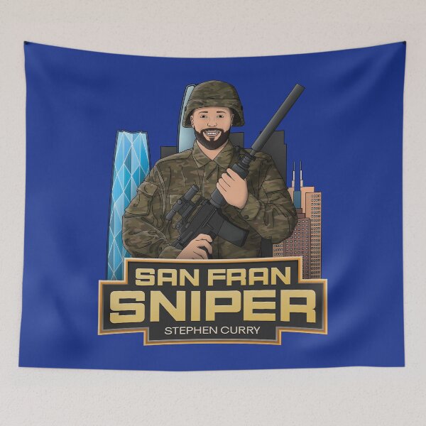 Item preview, San Fran Sniper - Stephen Curry - Golden State Basketball designed and sold by sportsign.