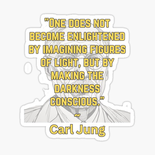Item preview, One does not become enlightened... Carl Jung designed and sold by SaculusMadness.