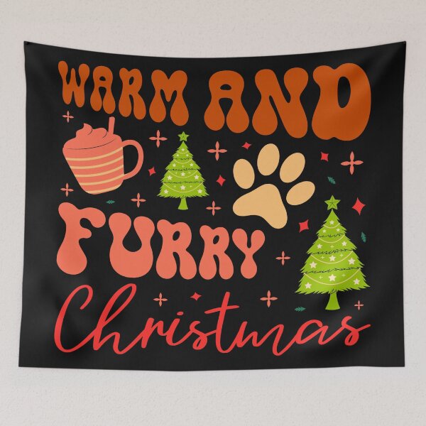 Item preview, .Furry Festivities: A Warm and Cozy Christmas Design designed and sold by s-n-s-designs.