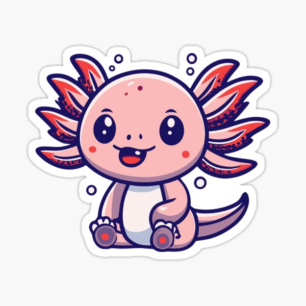 Item preview, Ivys Axolotl designed and sold by QUOTABLE STICKERS.