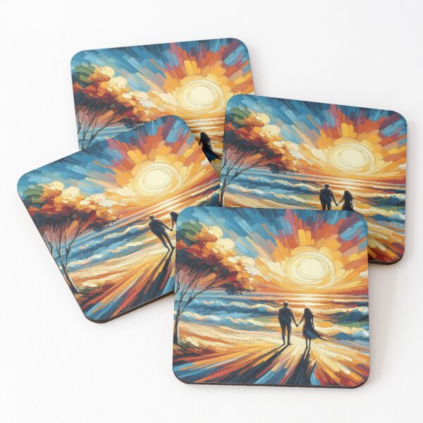 Item preview, Sunset at the beach designed and sold by CreateCrafts.
