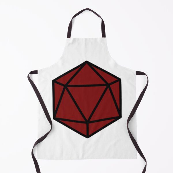 Item preview, D20 | D&D Red & Black Die designed and sold by Art by Noah.