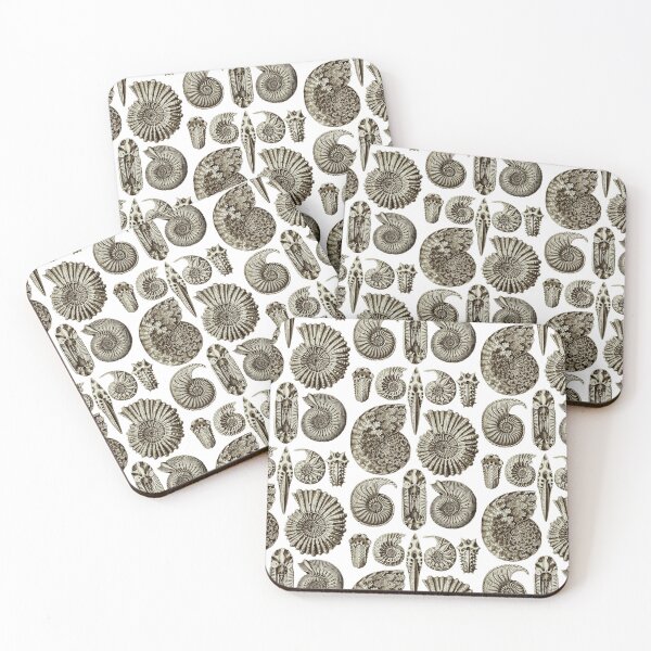 Item preview, Ernst Haeckel Ammonite Coffee Brown designed and sold by aimeewilson.