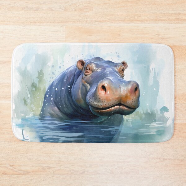 Item preview, Hippo Art #4 | Hippo Lovers designed and sold by ksgraphics222.