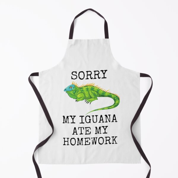 Item preview, Funny Homework My Iguana Ate My Homework Lessons Pets designed and sold by MagicSD Designs.