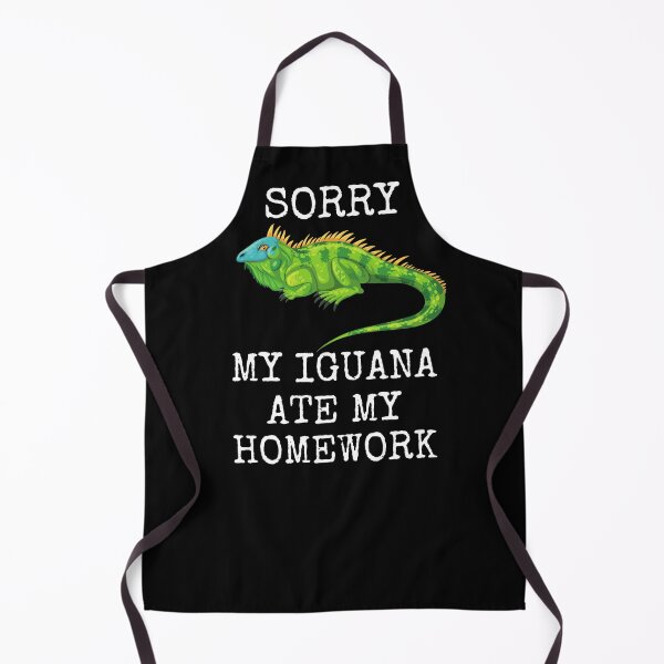 Item preview, Funny Homework My Iguana Ate My Homework Lessons Pets designed and sold by MagicSD Designs.
