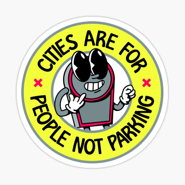 Item preview, Cities Are For People, NOT Cars - Public Transport Enthusiast designed and sold by SSFootball.