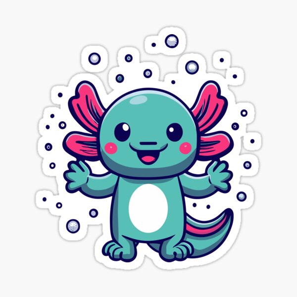 Item preview, Ivys Axolotl designed and sold by QUOTABLE STICKERS.