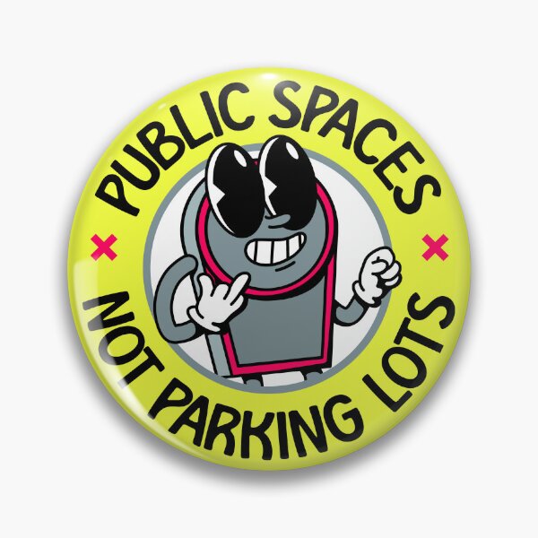 Item preview, Public Spaces Not Parking Lots - Public Transport Enthusiast designed and sold by Picket Club.