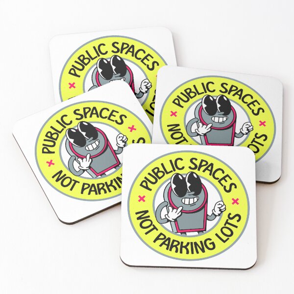 Item preview, Public Spaces Not Parking Lots - Public Transport Enthusiast designed and sold by Picket Club.