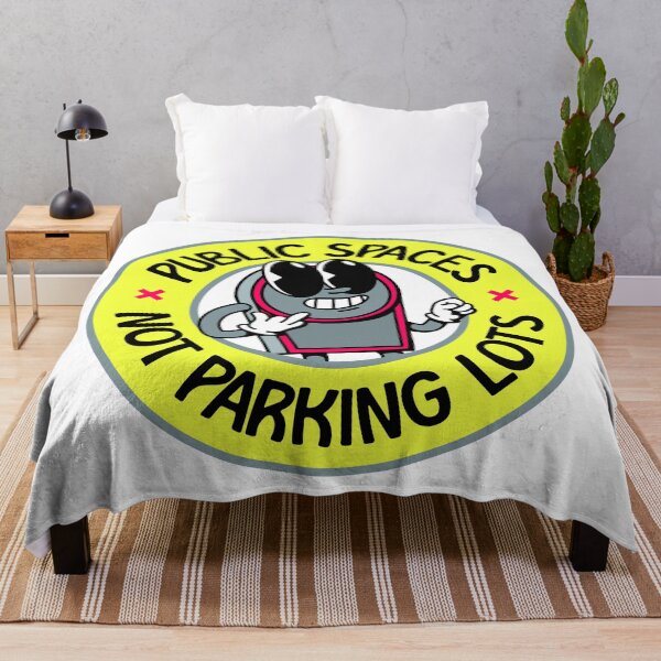 Item preview, Public Spaces Not Parking Lots - Public Transport Enthusiast designed and sold by Picket Club.