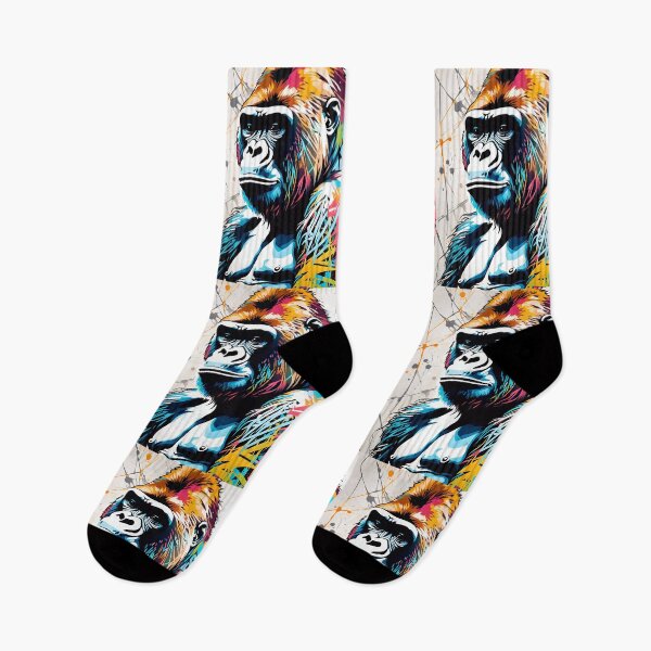 Item preview, Mighty Graffiti Jungle King Gorilla designed and sold by TheArtOfPat.