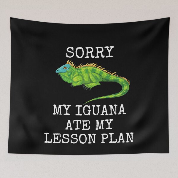 Item preview, Funny Homework My Iguana Ate My Lesson Plan Lessons Pets designed and sold by MagicSD Designs.