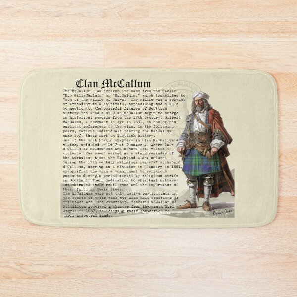 Item preview, McCallum Scottish History  designed and sold by BagTown Clans.