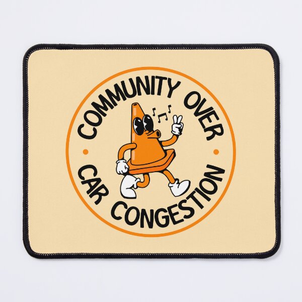Item preview, Community Over Car Congestion - Urban Planner designed and sold by Picket Club.