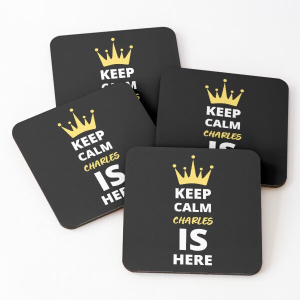 Item preview, CHARLES NAME SHIRT: CHARLES KEEP CALM DESIGN. designed and sold by AlexRelax.