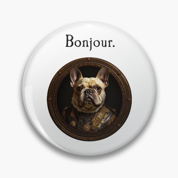 Item preview, French Bulldog - Bonjour designed and sold by The-Hoff-Shop.