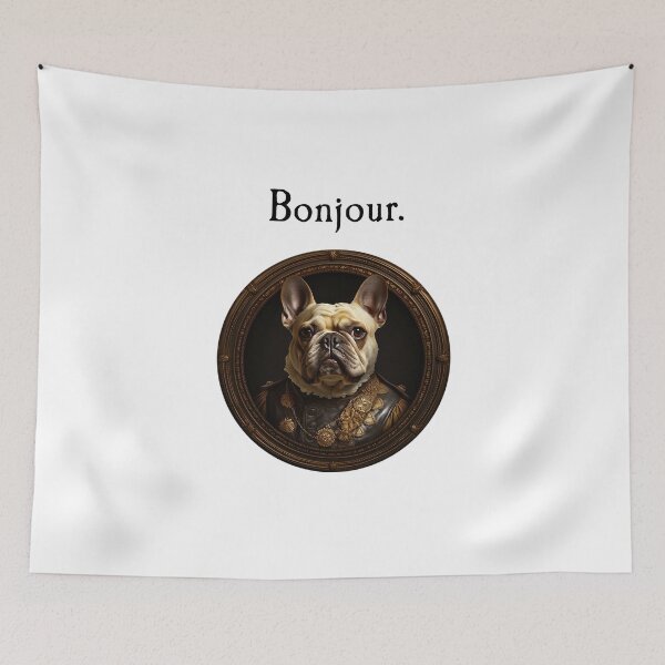 Item preview, French Bulldog - Bonjour designed and sold by The-Hoff-Shop.