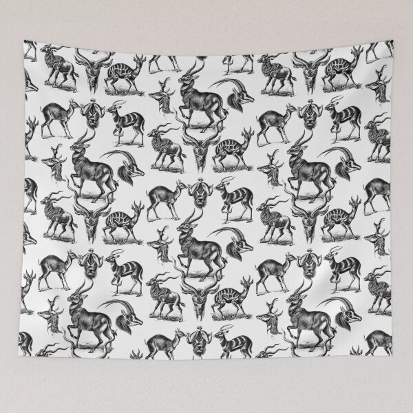 Item preview, Ernst Haeckel Antilopina Antelope designed and sold by aimeewilson.
