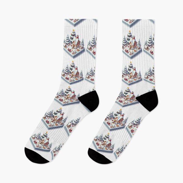 Item preview, Morning town in Christmas designed and sold by BEECECOM.