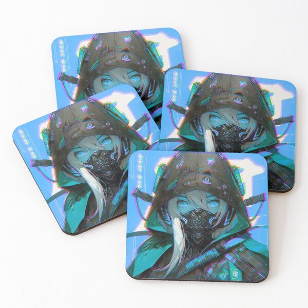 Item preview, Blue Cyborg Samurai designed and sold by taoistviking.