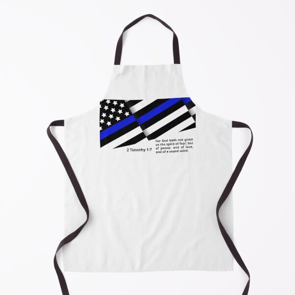 Item preview, 2 Timothy 1:7 - Thin Blue Line designed and sold by Lee Darnell.