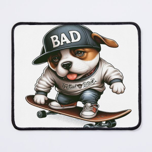 Item preview, Skater Dog: Adorable Skill on Wheels designed and sold by CreateCrafts.