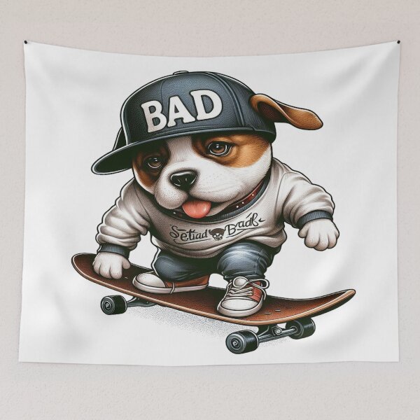 Item preview, Skater Dog: Adorable Skill on Wheels designed and sold by CreateCrafts.