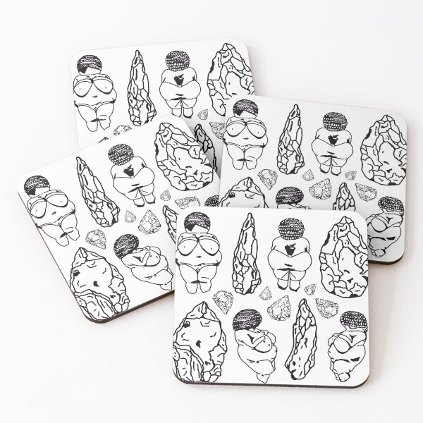 Item preview, venus of willendorf biface hand axe stone tools designed and sold by Archaexlogy.