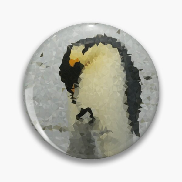 Item preview, Penguin Mother Baby Low Polygon Digital Art Low Poly Art designed and sold by SpiroJo.
