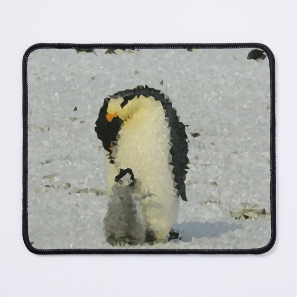 Item preview, Penguin Mother Baby Low Polygon Digital Art Low Poly Art designed and sold by SpiroJo.
