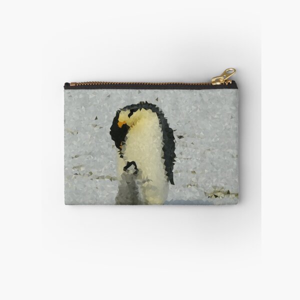 Item preview, Penguin Mother Baby Low Polygon Digital Art Low Poly Art designed and sold by SpiroJo.