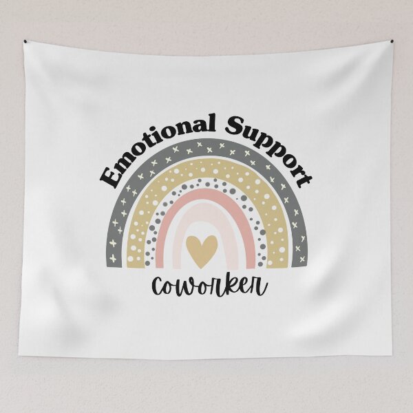 Item preview, Emotional Support Coworker designed and sold by dooddles.