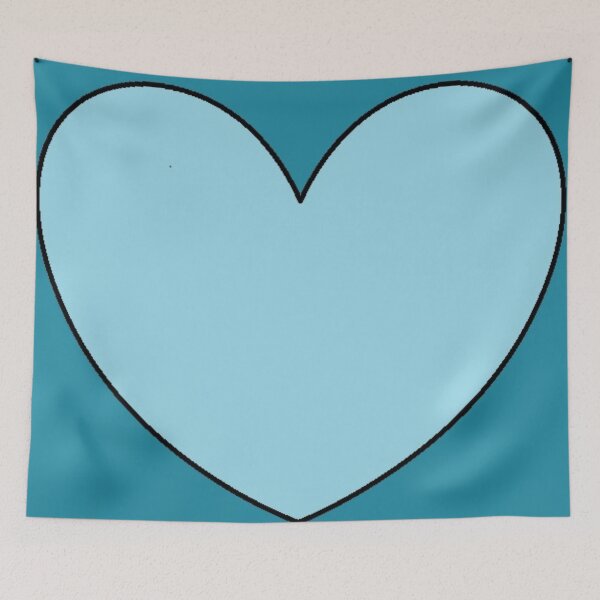 Item preview, Blue heart designed and sold by SavvysCrafts.