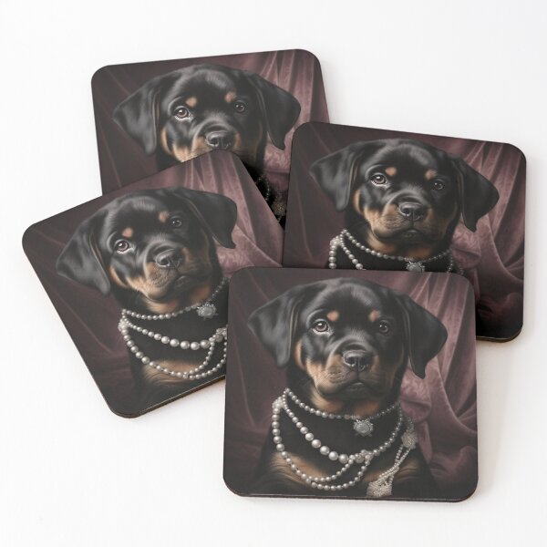 Item preview, Pearly Rottweiler designed and sold by Nocturne  Paws.