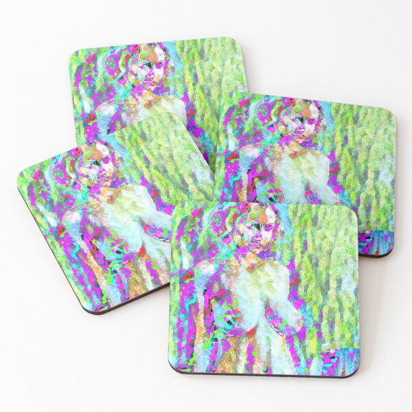 Item preview, Semi-abstract digital painting of beautiful nude female model. designed and sold by pulchritude560.