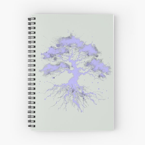 Item preview, Great Oak Tree - Bold Violet Minimalist Watercolor designed and sold by HausKatz.