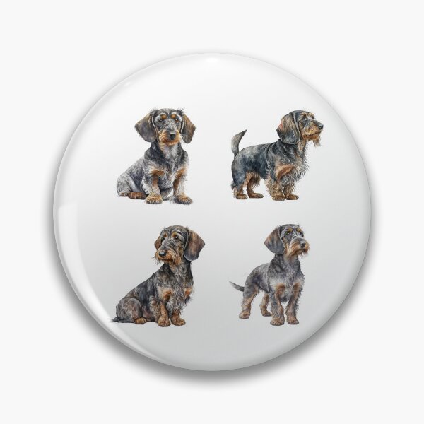 Item preview, Wirehaired Dachshund Dogs designed and sold by TheAnimalZ00.