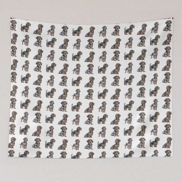 Item preview, Wirehaired Dachshund Dogs designed and sold by TheAnimalZ00.