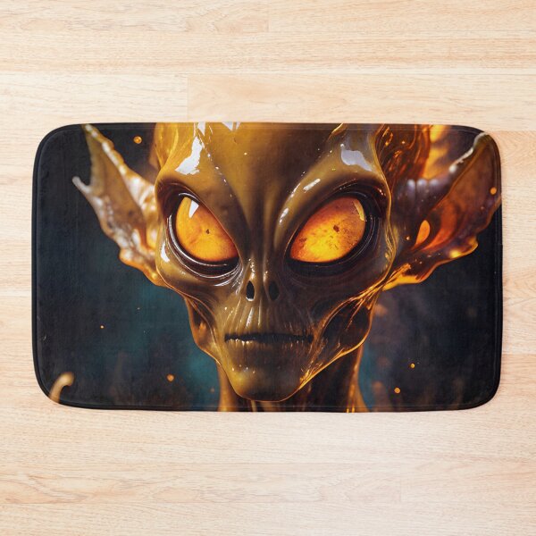 Item preview, The Fire Alien Space Invader designed and sold by TheArtOfPat.