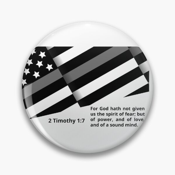 Item preview, 2 Timothy 1:7 - Thin Gray Line designed and sold by Lee Darnell.