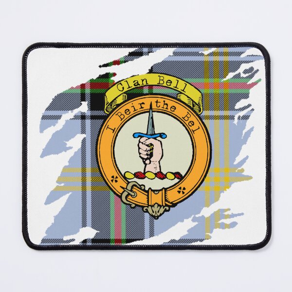 Item preview, Bell Clan Crest Scottish Surname Tartan designed and sold by BagTown Clans.