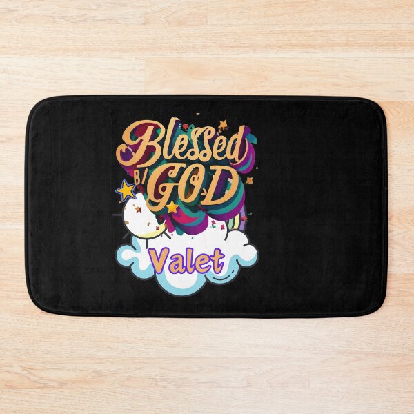 Item preview, BLESSED BY GOD VALET designed and sold by carlos crane.