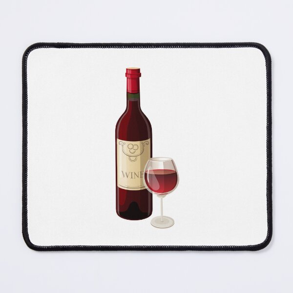 Item preview, Wine Bottle and Wine Glass designed and sold by DesignsByElias.