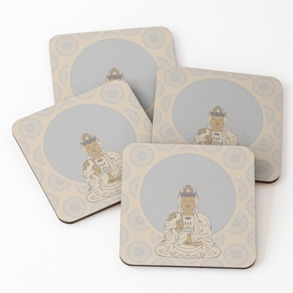 Item preview, Kuan Yin Sattva - Dove, Fawn, Fog, Slate designed and sold by Irene Estelle.