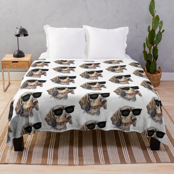 Item preview, Wirehaired Dachshund Dog Wearing Sunglasses designed and sold by TheAnimalZ00.