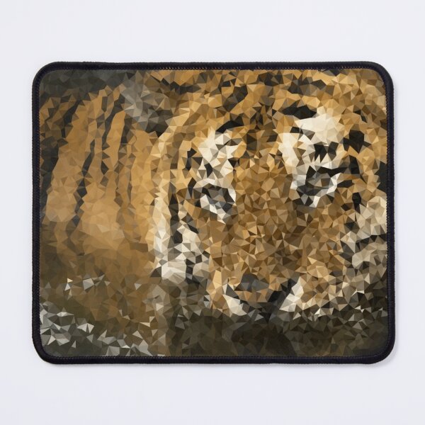 Item preview, Tiger In Water Low Polygon Digital Art Low Poly Art designed and sold by SpiroJo.